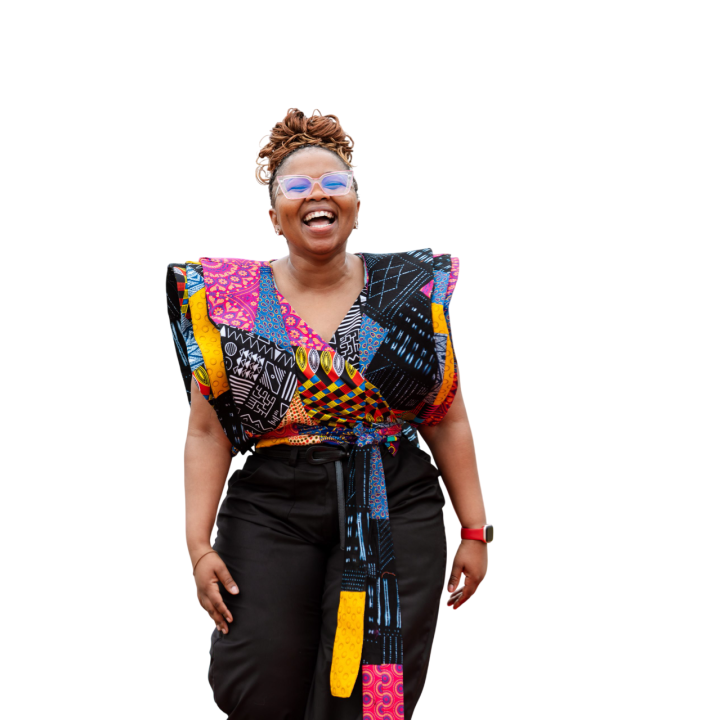 Top: Patchwork Wrap Around Top