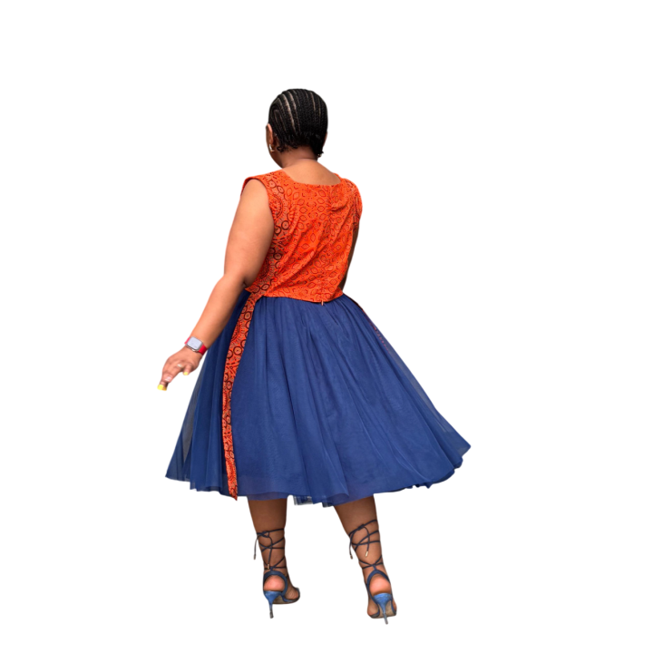 Top: Orange 3 Cat with Black Binding