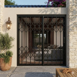 Expandable Retractable Trellis Gate