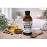 Imsyser Cold-Pressed Organic Castor Oil - Hexane Free - 200 ml