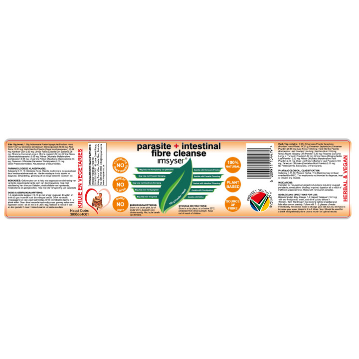 Imsyser - Parasite Intestinal Cleanse Powder 185 g