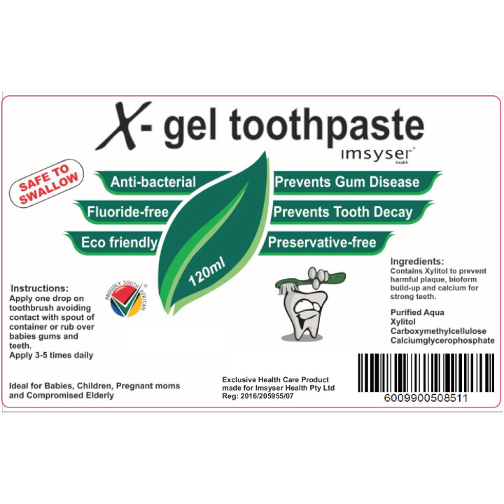 Imsyser - X-Gel Tooth Gel 120 ml