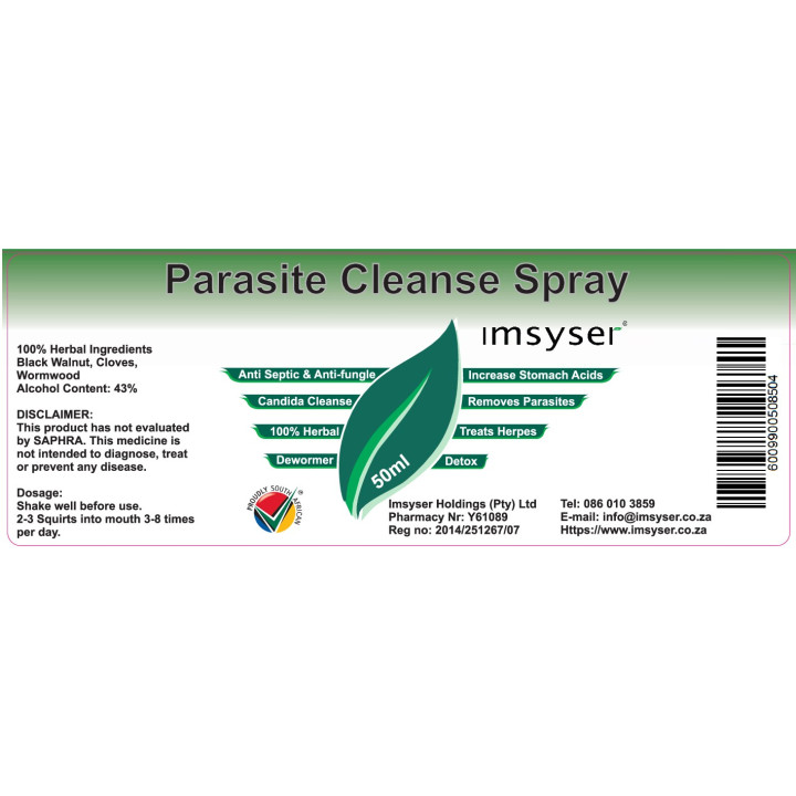 Imsyser - Parasite Cleanse Spray 50 ml