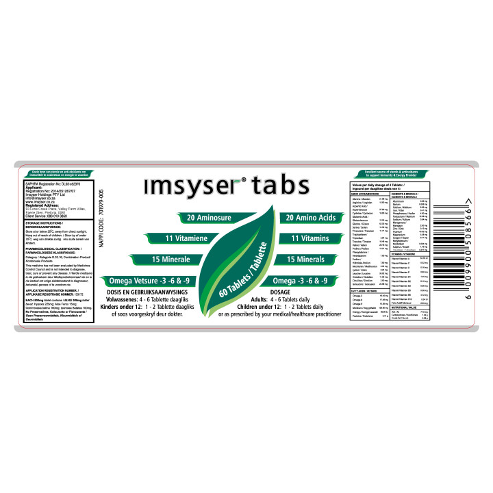 Imsyser Immune Stabilizer Tablets 120's