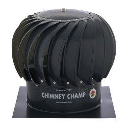 Windmaster | Chimney Champ (300mm) Charcoal Grey - Extractor Fan