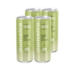 Monatea Sparkling Rooibos Tea – Sage, Lime & Cape Mint (ZERO) | 4 x 300ml