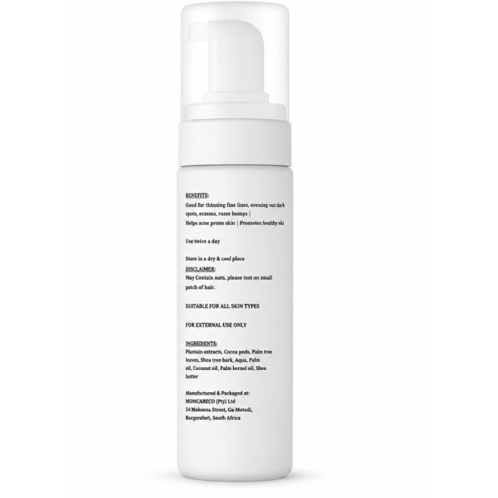 MomCareCo - African Black Soap Foam Cleanser 150 ml