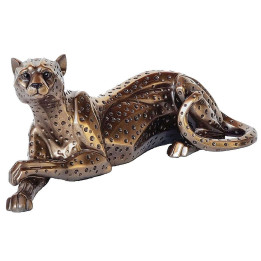 Zera - Cheetah Resting Sculpture
