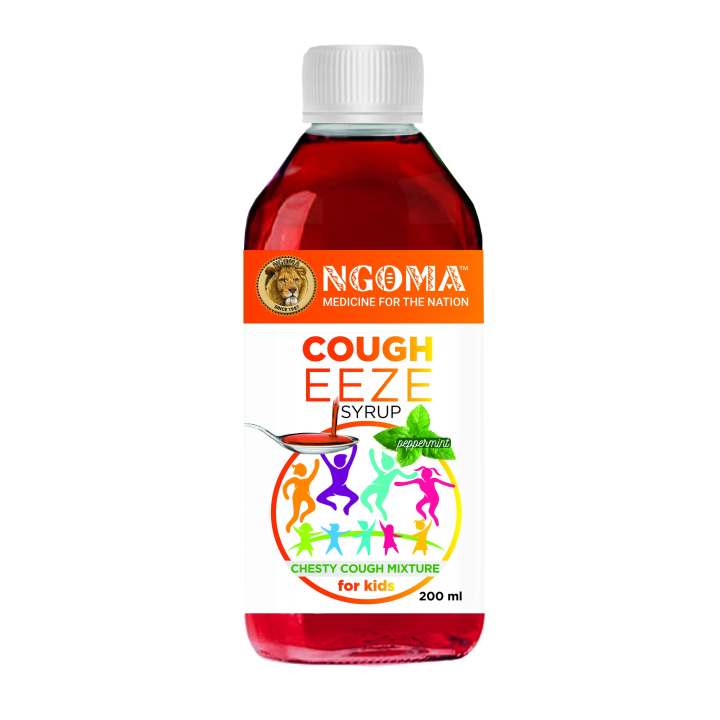 NGOMA Cough Eeze Kids, Peppermint Cough Mixture 100 ml | Proudly SA