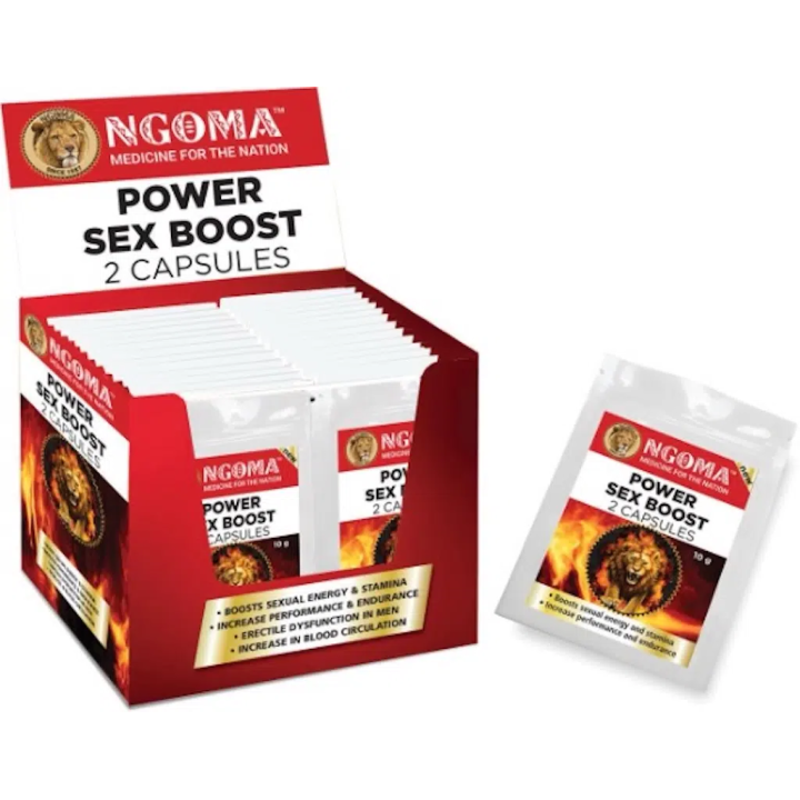 NGOMA Power Sex Boost Capsules, 2 Capsules | Proudly SA