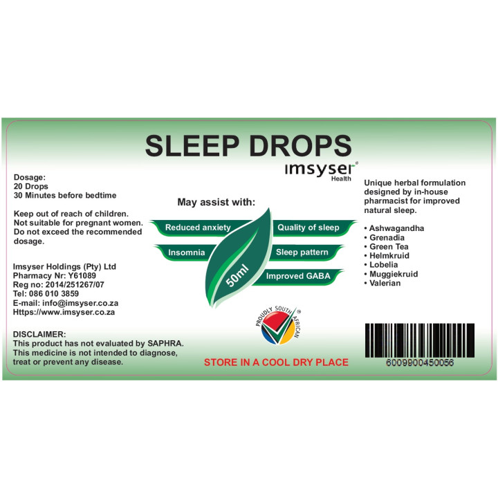 Imsyser - Sleep Drops, 50 ml