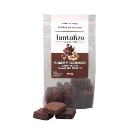 Yummy Crunch Biscuits Choc & Peanut, Trade Pack (6 x 100 g) | Proudly SA