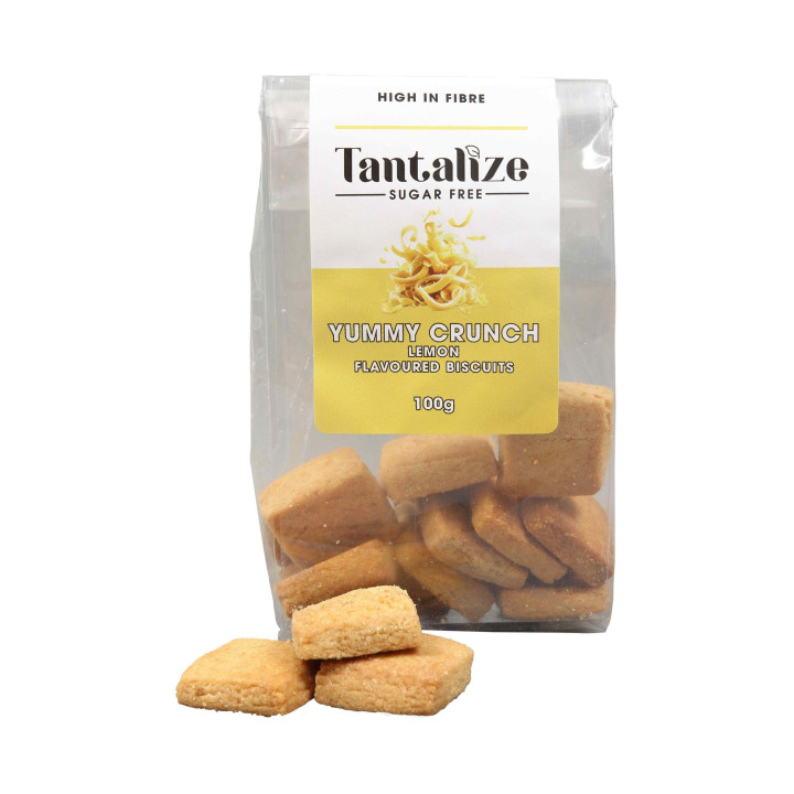 Yummy Crunch Biscuits Lemon, Trade Pack (6 x 100 g) | Proudly SA