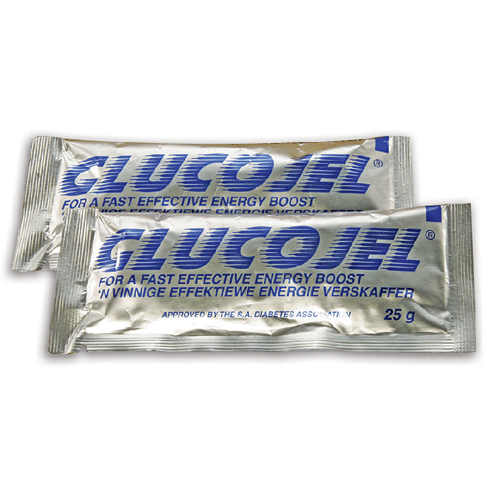 Glucojel Strawberry Energy Gel, Trade Pack (25 x 25 g) | Proudly SA