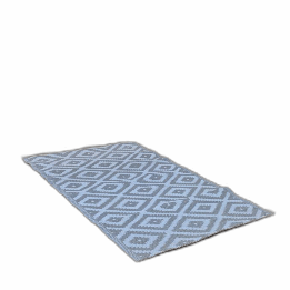 Diamond Mat Blue & White