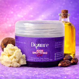 Edge smoothing hair gel