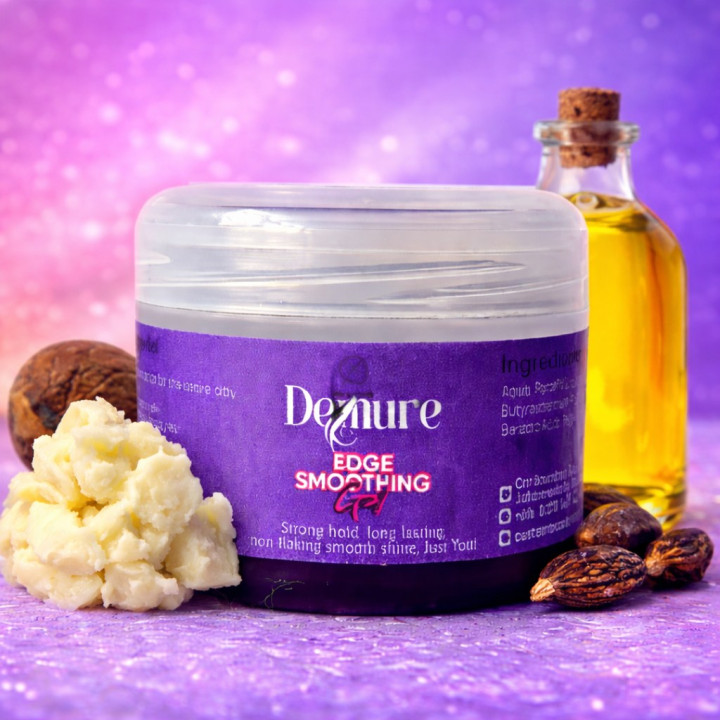 Edge smoothing hair gel