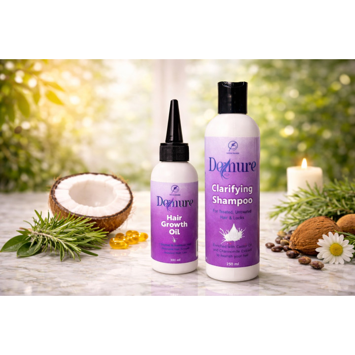 Hair Growth Oil and Clarifying shampoo