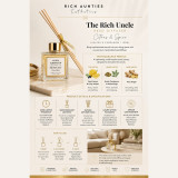 Rich Aunties Esthetics - The Rich Uncle Reed Diffuser Citrus & Spice 150ml