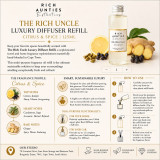 Rich Aunties Esthetics - The Rich Uncle Diffuser Refill Citrus & Spice 125ml