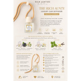 Rich Aunties Esthetics - The Rich Aunty Luxury Car Diffuser Fruits & Florals 10ml