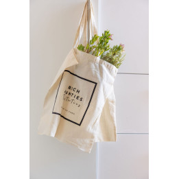 Rich Aunties Esthetics | Luxury Cotton Shopper Bag – Reusable Eco Tote