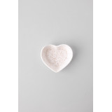 Rich Aunties Esthetics - Mini Heart Trinket Tray Oatmeal - Creamy Beige