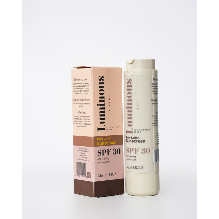 Luminous Era Cosmetics - SPF30 Face Lotion, 45 ml