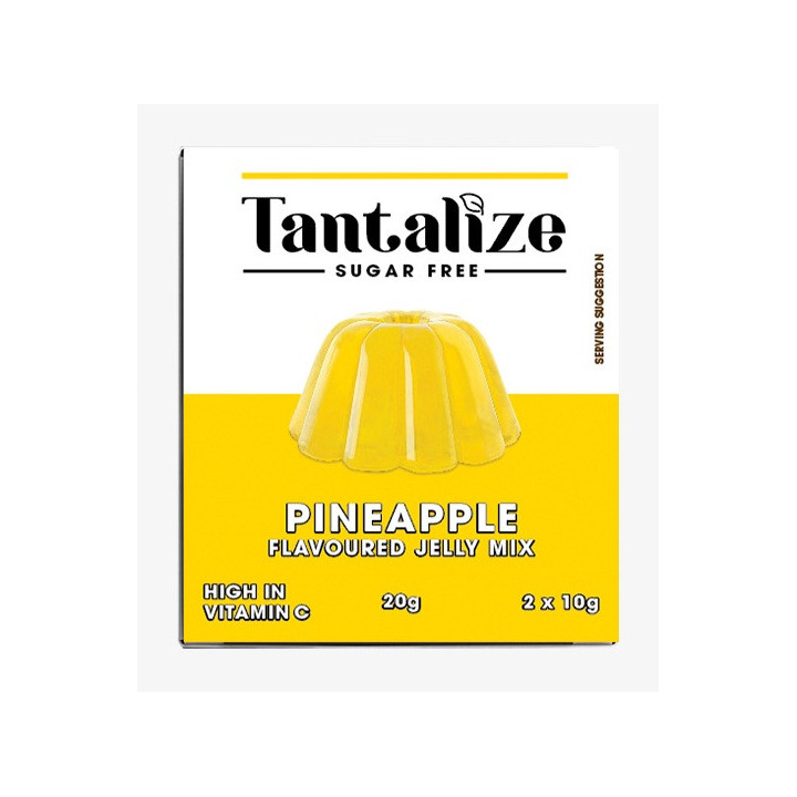 Delite Foods - Tantalize Sugar-Free Pineapple Jelly, 2 x 10