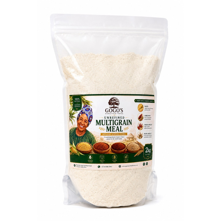 Gogo’s Unrefined Multigrain Meal 2kg | Maize, Sorghum, Finger Millet & Pearl Millet