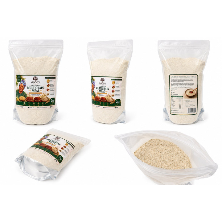 Gogo’s Unrefined Multigrain Meal 2kg | Maize, Sorghum, Finger Millet & Pearl Millet