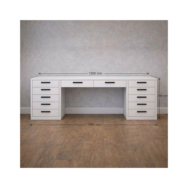 Ntane - Angela Dressing Table Combo, White