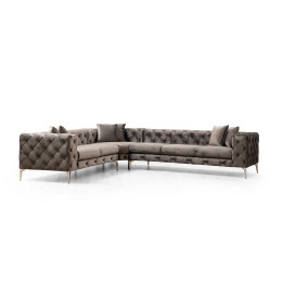 Ntane - Momo Corner Sofa, Anthracite