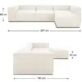 Ntane - Frid Linen Modular Corner Set