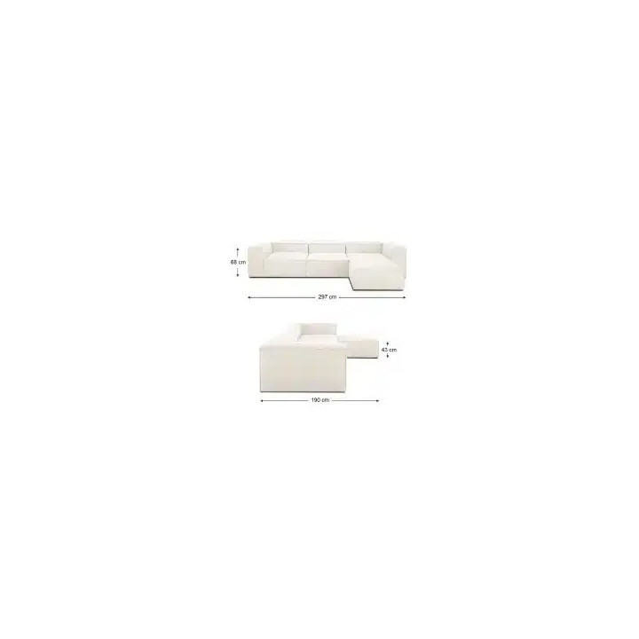 Ntane - Frid Linen Modular Corner Set