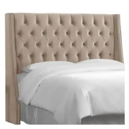 Ntane - Houston Button Tufted Wingback Headboard