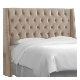 Ntane - Houston Button Tufted Wingback Headboard