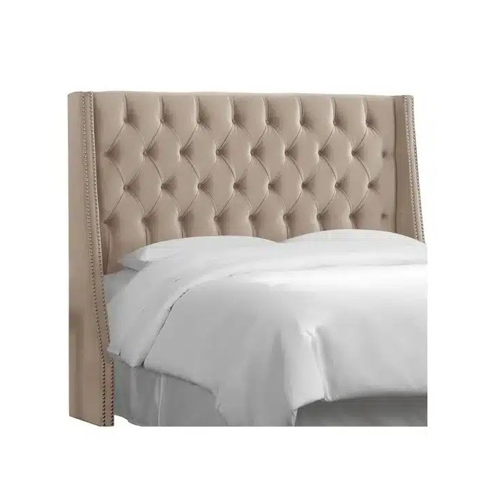 Ntane - Houston Button Tufted Wingback Headboard