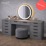 Ntane - Angela Dressing Table Combo, Dunblane Grey
