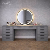 Ntane - Angela Dressing Table Combo, Dunblane Grey