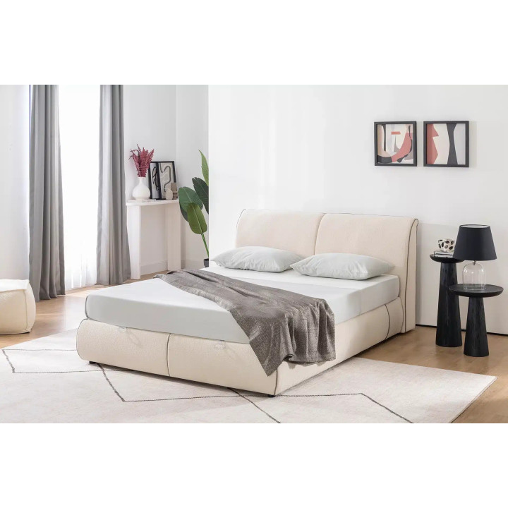 Ntane - Luna Base and Headboard Set, Cream