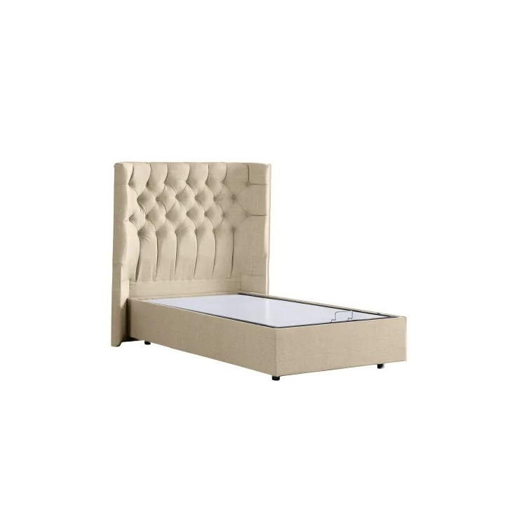 Ntane - Riga Base and Headboard Set, Cream