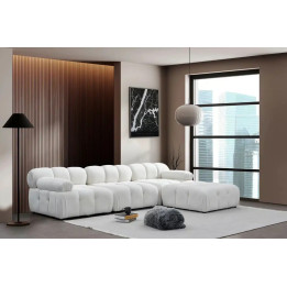 Ntane - Hazz Modular Corner Sofa, White