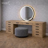 Ntane - Angela Dressing Table Combo, Kirkwall Textured