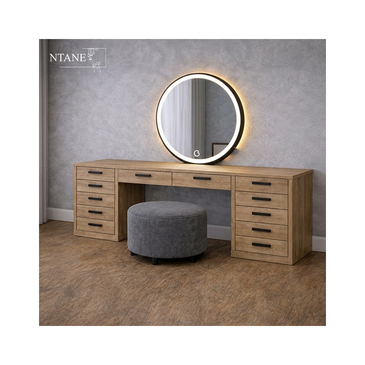 Ntane - Angela Dressing Table Combo, Kirkwall Textured