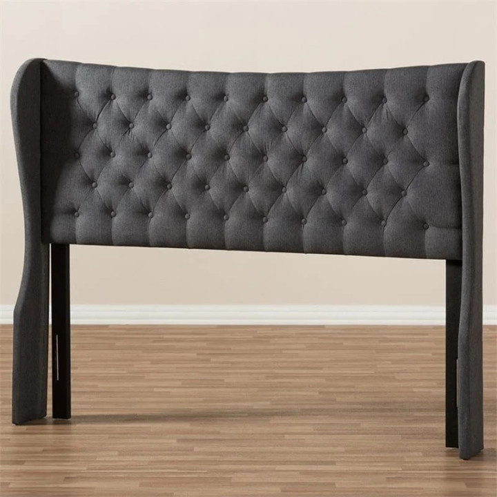 Ntane - Selina Button-Tufted Winged Double Headboard