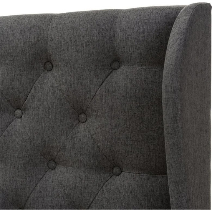 Ntane - Selina Button-Tufted Winged Double Headboard