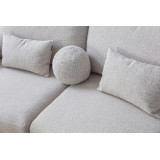 Ntane - 6 Seater Milano Curve Bouclé Sofa