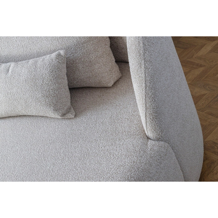 Ntane - 6 Seater Milano Curve Bouclé Sofa