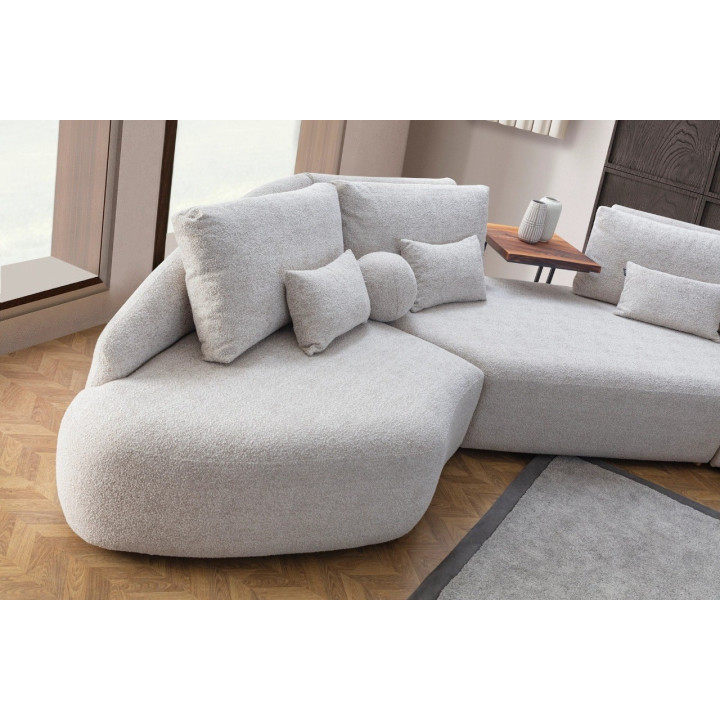 Ntane - 6 Seater Milano Curve Bouclé Sofa